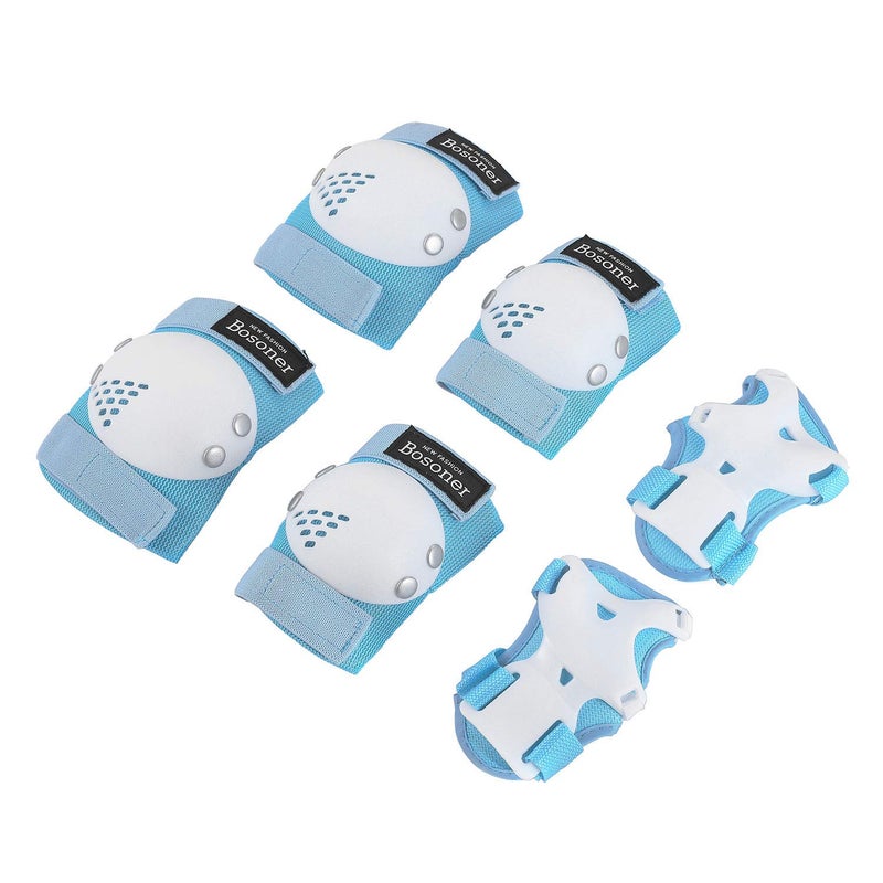 BOSONER Kids/Youth Knee Pad Elbow Pads for Roller Skates Cycling BMX Bike Skateboard Inline Rollerblading  Skating Skatings Scooter Riding Sports - Image 1